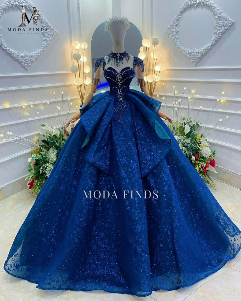 BGBLU000323, Ball Gown Rental in Metro Manila